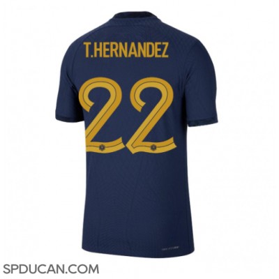 Muški Nogometni Dres Francuska Theo Hernandez #22 Domaci SP 2022 Kratak Rukav